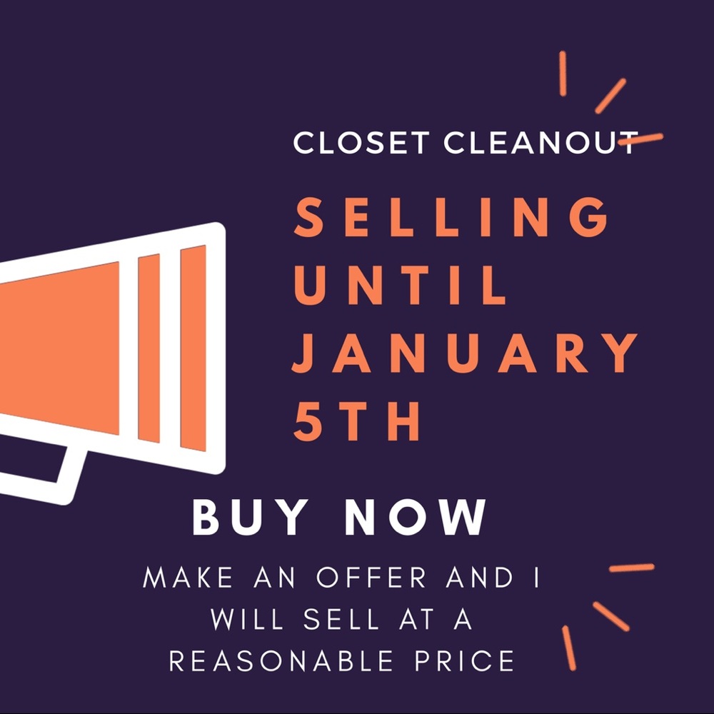 ❗️❗️CLOSET CLEANOUT ❗️❗️